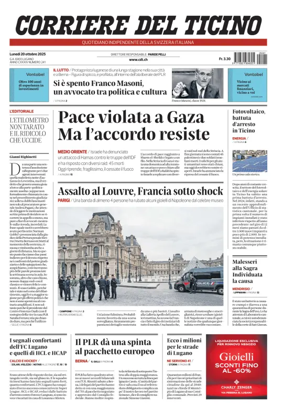 Cover of Corriere del Ticino
