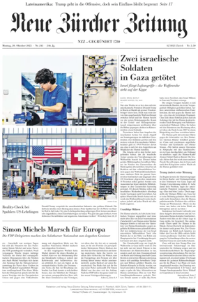Cover of Neue Zürcher Zeitung