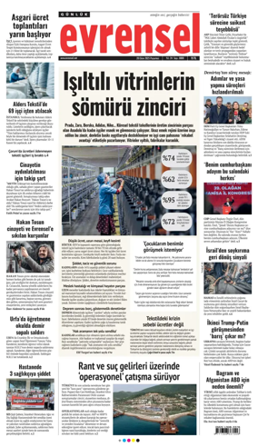 Cover of Evrensel Gazetesi