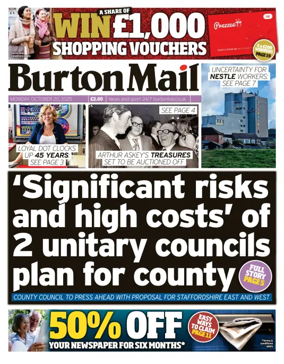 Cover of Burton Mail