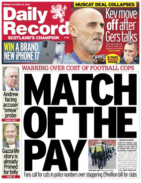 Cover of Daily Record