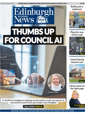 Cover of Edinburgh Evening News