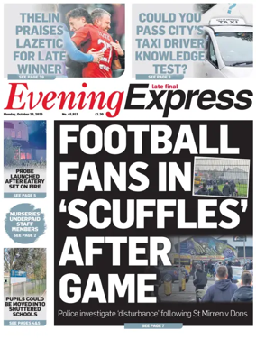 Cover of Evening Express (Extra Edition)
