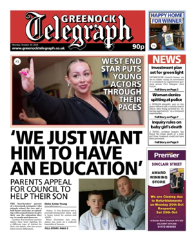 Cover of Greenock Telegraph