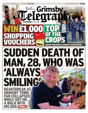 Cover of Grimsby Telegraph