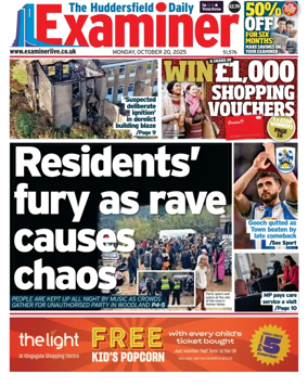 Cover of Huddersfield Daily Examiner