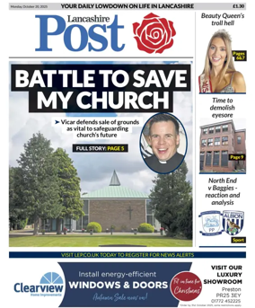 Cover of Lancashire Evening Post