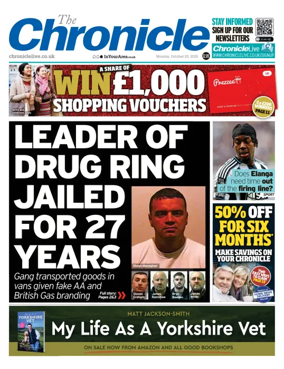 Cover of The Chronicle (South Tyneside and Durham)