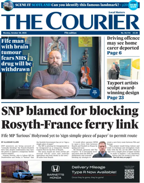 Cover of The Courier & Advertiser (Fife Edition)