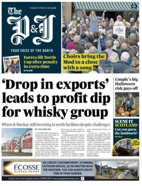 Cover of The Press and Journal (Highlands & Islands)