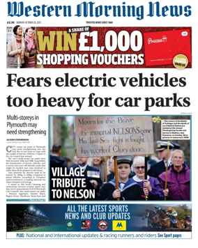 Cover of Western Morning News