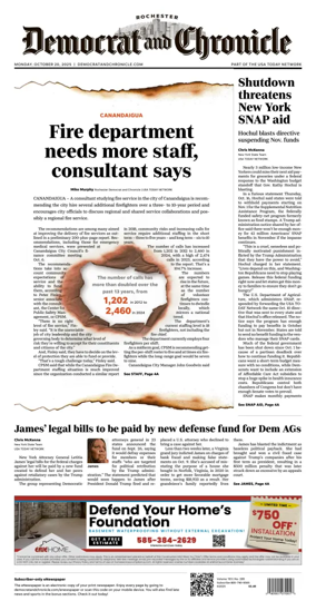 Cover of Democrat and Chronicle