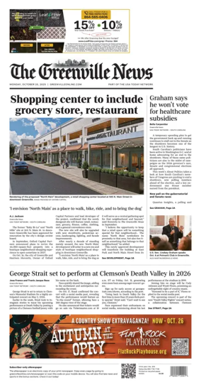 Cover of The Greenville News