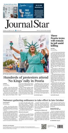 Cover of Journal Star (Peoria)