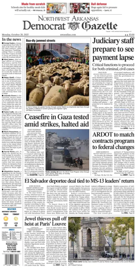 Cover of Northwest Arkansas Democrat-Gazette