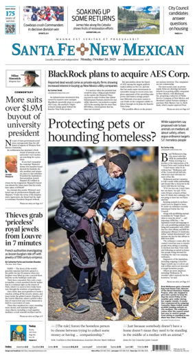 Cover of Santa Fe New Mexican