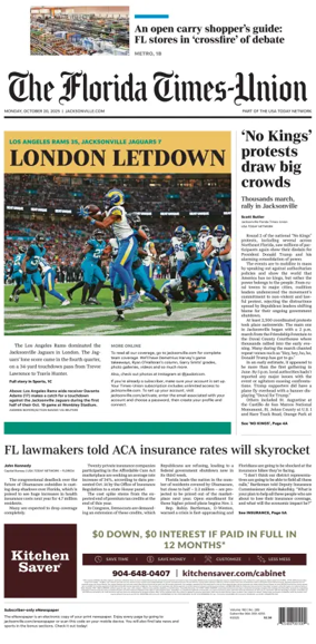 Cover of The Florida Times-Union