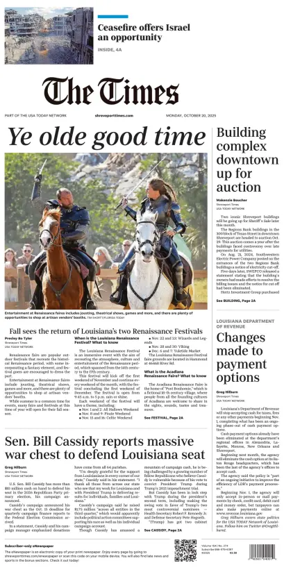 Cover of The Times (Shreveport)
