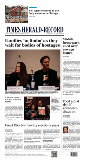 Cover of Times Herald-Record