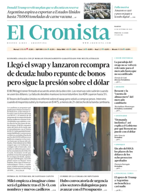 Cover of El Cronista comercial