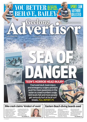 Cover of Geelong Advertiser