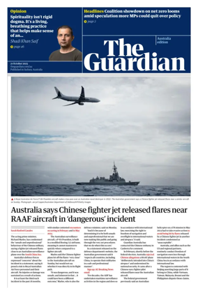 Cover of The Guardian Australia