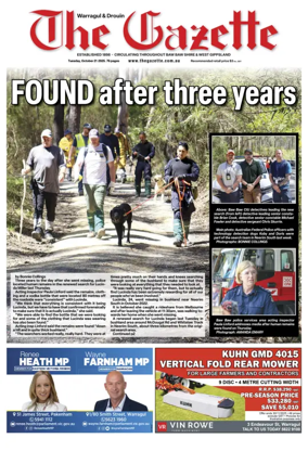 Cover of Warragul & Drouin Gazette