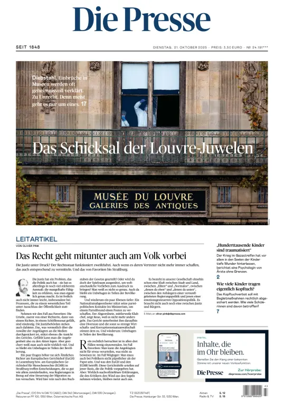 Cover of Die Presse