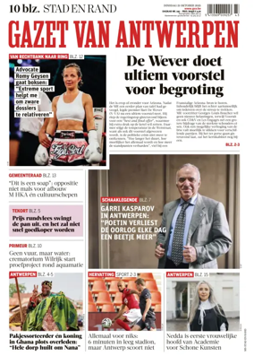 Cover of Gazet van Antwerpen Metropool Stad