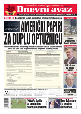 Cover of Dnevni avaz