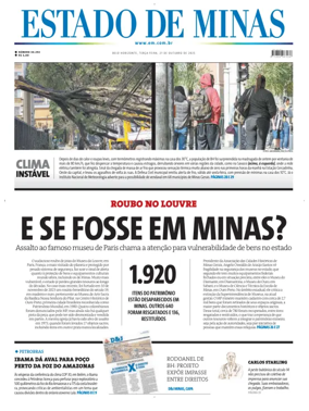 Cover of Estado de Minas (Brazil)