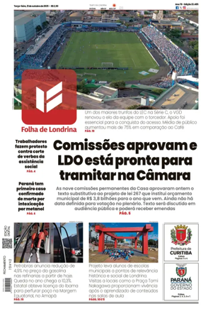 Cover of Folha de Londrina