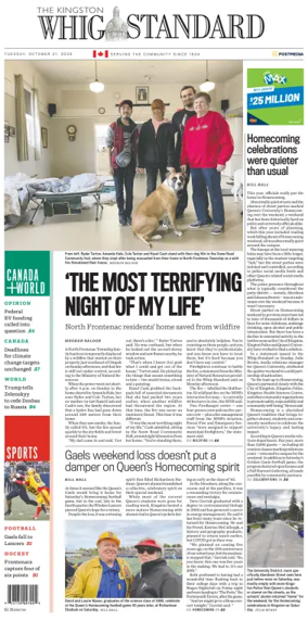 Cover of Kingston Whig-Standard