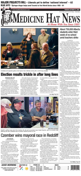 Cover of Medicine Hat News