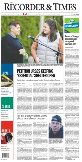 Cover of The Recorder & Times (Brockville)