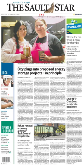 Cover of The Sault Star