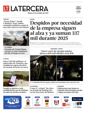 Cover of La Tercera