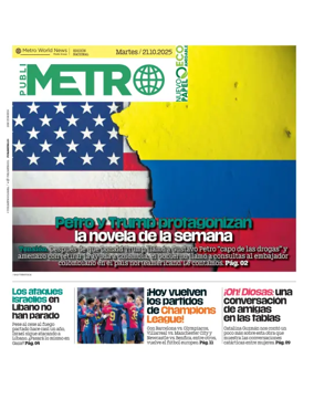 Cover of Publimetro Colombia