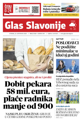 Cover of Glas Slavonije