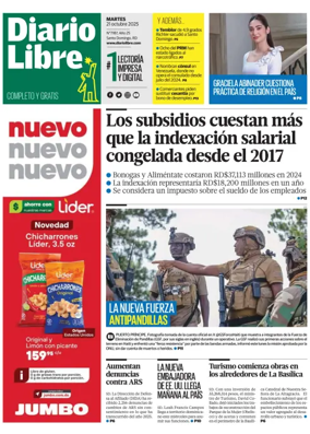 Cover of Diario Libre (Republica Dominicana)