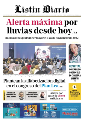 Cover of Listin Diario