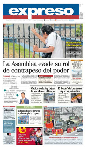 Cover of Diario Expreso