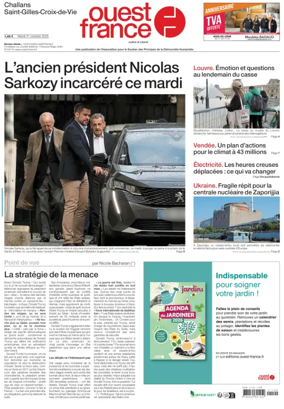 Cover of Ouest France (Challans / Saint-Gilles-Croix-de-Vie)