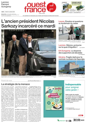 Cover of Ouest France (Lannion)