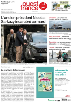 Cover of Ouest France (Nantes / Sud-Loire / Vignoble)