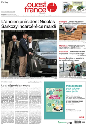 Cover of Ouest France (Pontivy)