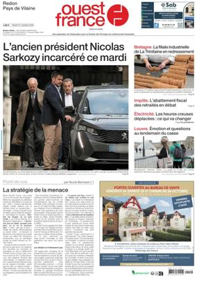 Cover of Ouest France (Redon / Pays de Vilaine)