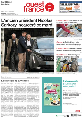 Cover of Ouest France (Saint-Brieuc)