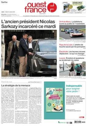 Cover of Ouest France (Sarthe)