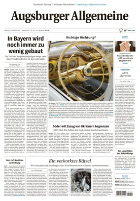 Cover of Augsburger Allgemeine (Land Nord)